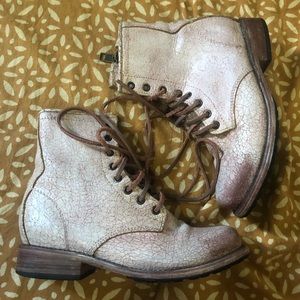 Free Bird Pink Distressed Manchester Boots